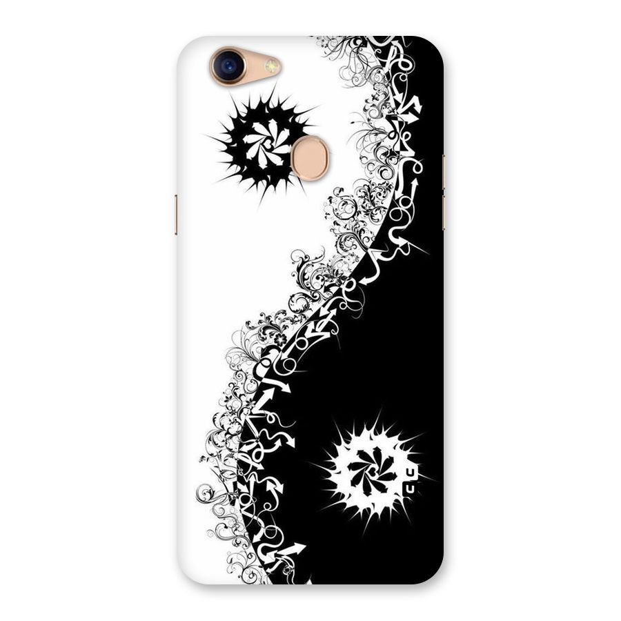 Half Peace Design Back Case for Oppo F5