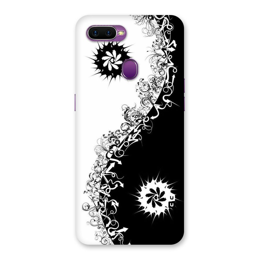 Half Peace Design Back Case for Oppo F9