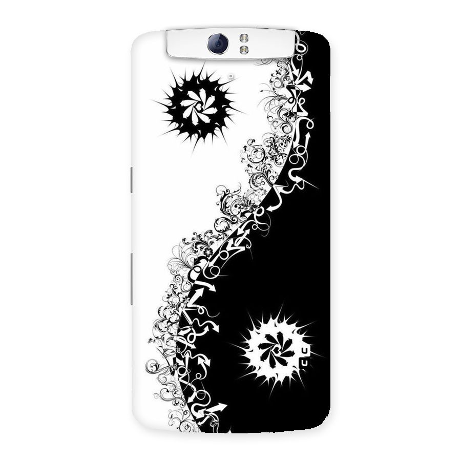 Half Peace Design Back Case for Oppo N1