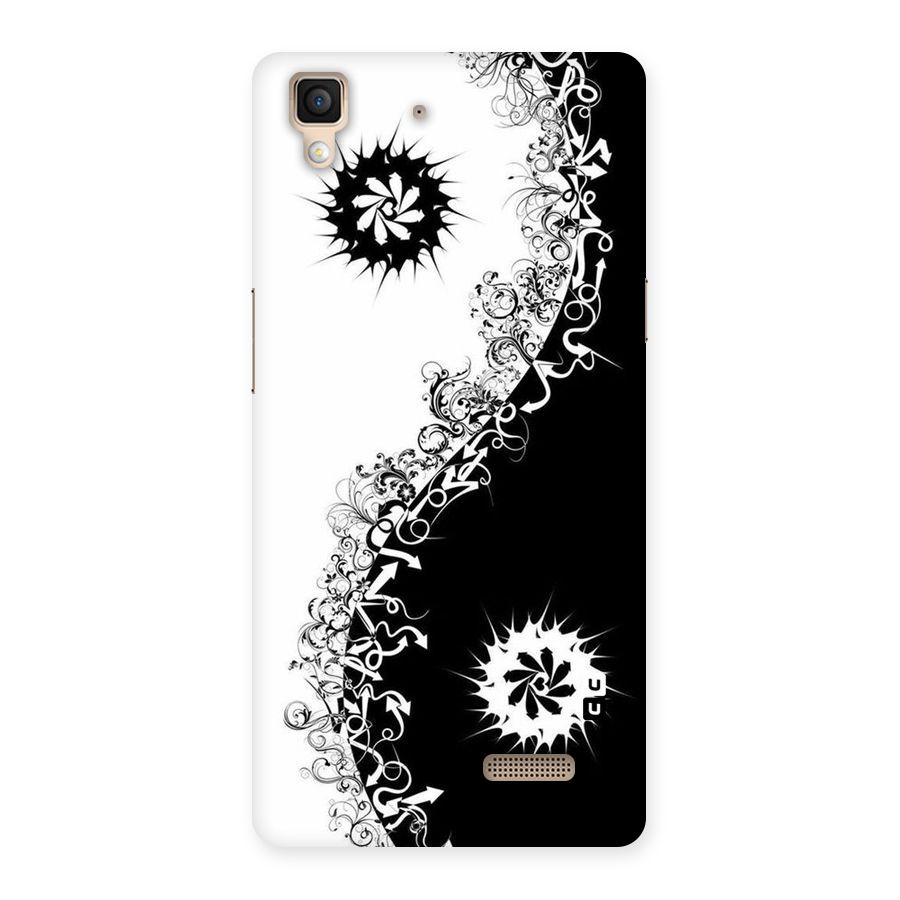 Half Peace Design Back Case for Oppo R7