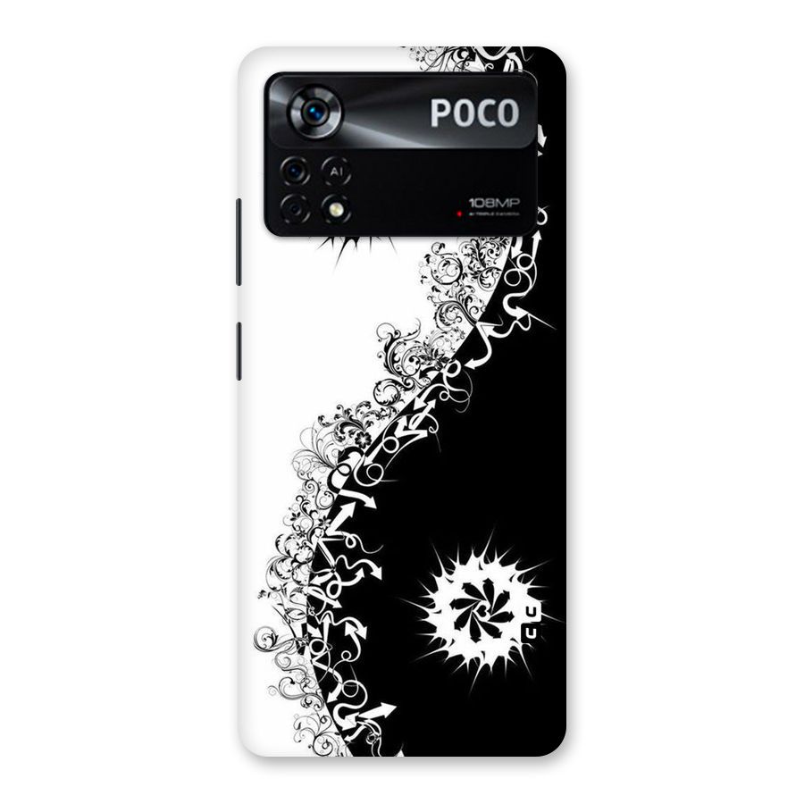 Half Peace Design Back Case for Poco X4 Pro 5G