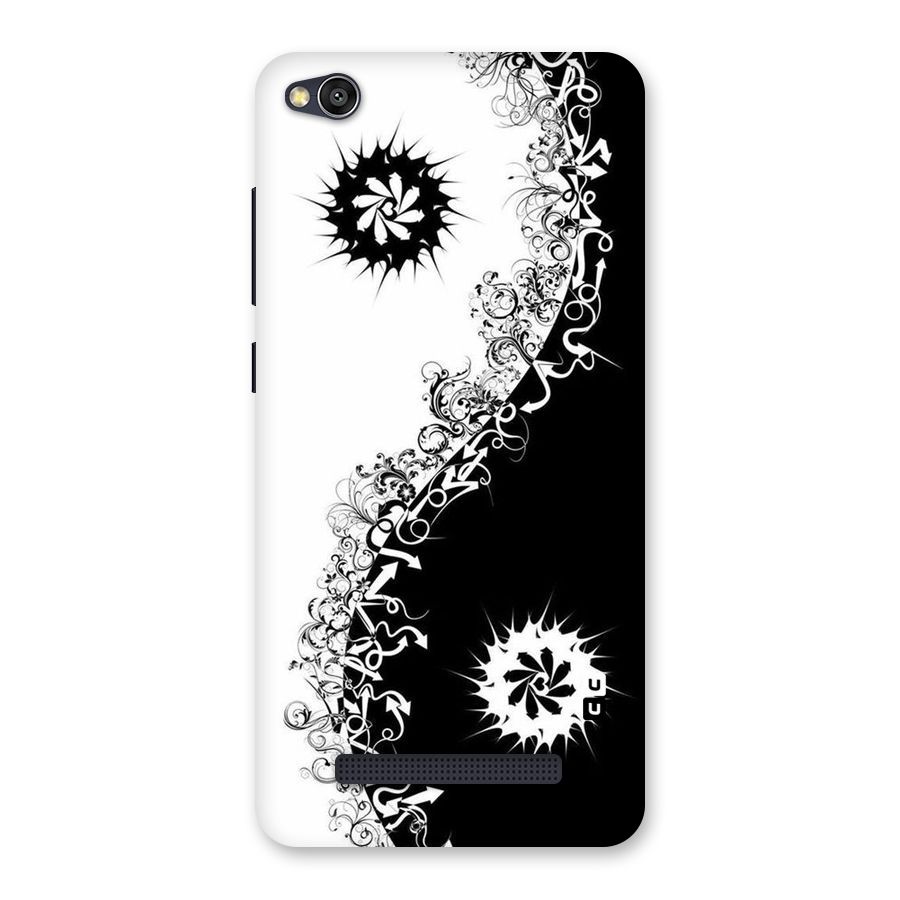 Half Peace Design Back Case for Redmi 4A