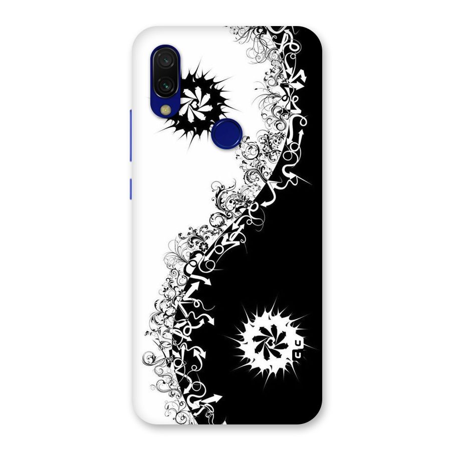 Half Peace Design Back Case for Redmi 7