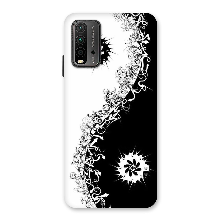 Half Peace Design Back Case for Redmi 9 Power