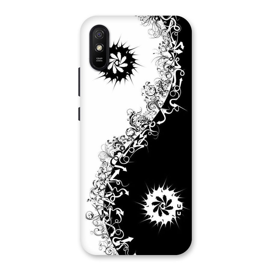 Half Peace Design Back Case for Redmi 9i