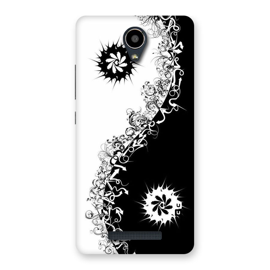 Half Peace Design Back Case for Redmi Note 2