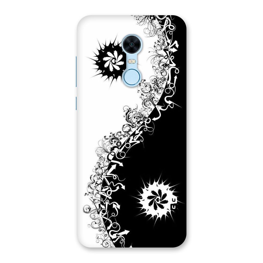Half Peace Design Back Case for Redmi Note 5