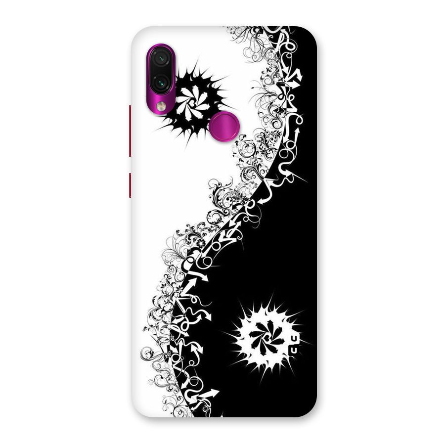 Half Peace Design Back Case for Redmi Note 7 Pro