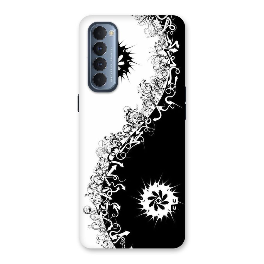 Half Peace Design Back Case for Reno4 Pro
