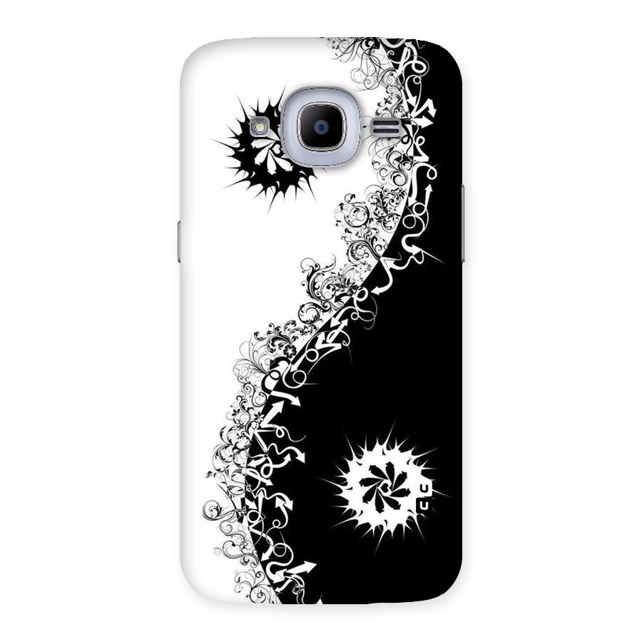 Half Peace Design Back Case for Samsung Galaxy J2 2016