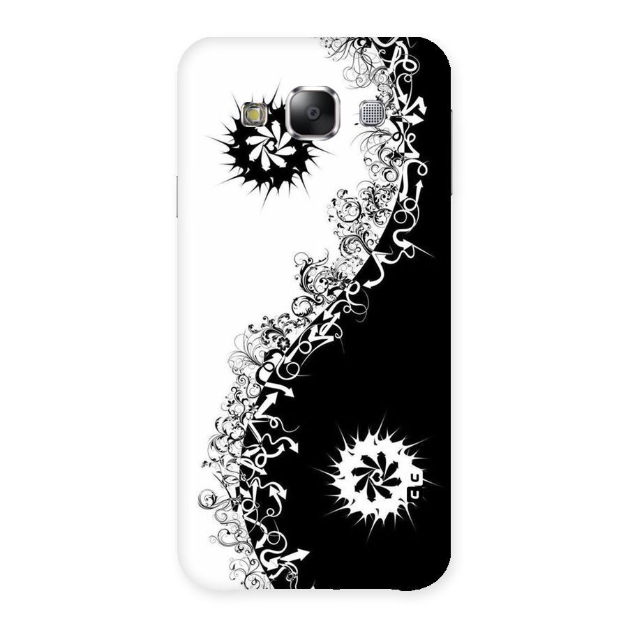 Half Peace Design Back Case for Samsung Galaxy E5