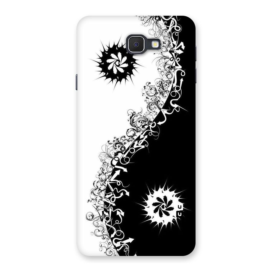 Half Peace Design Back Case for Samsung Galaxy J7 Prime
