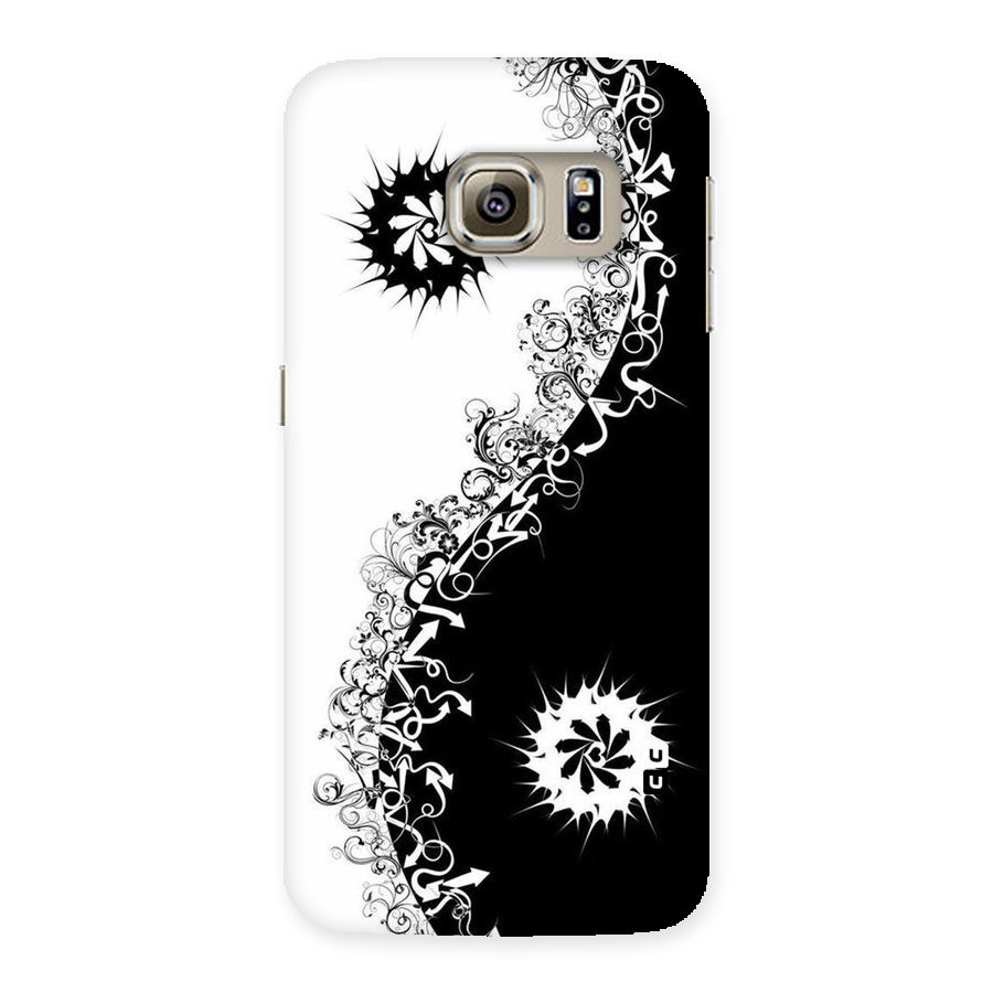 Half Peace Design Back Case for Samsung Galaxy S6 Edge