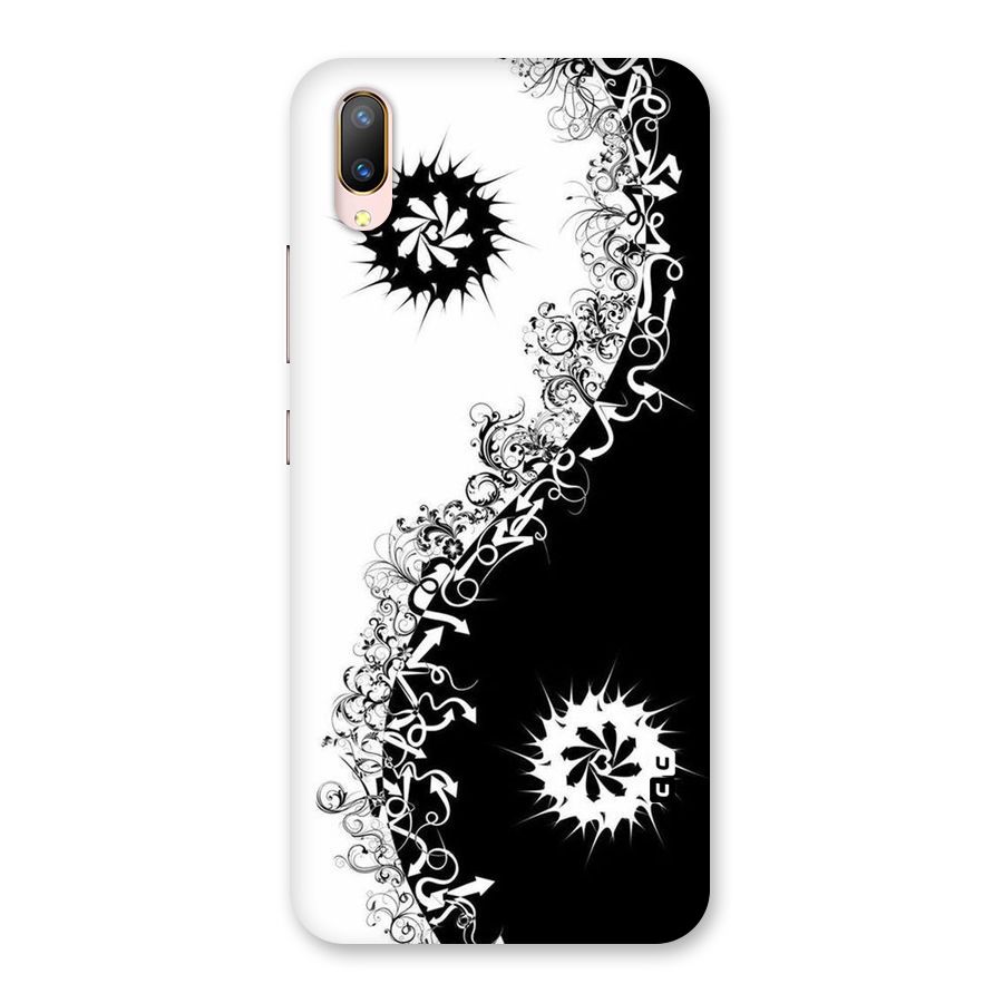 Half Peace Design Back Case for Vivo V11 Pro
