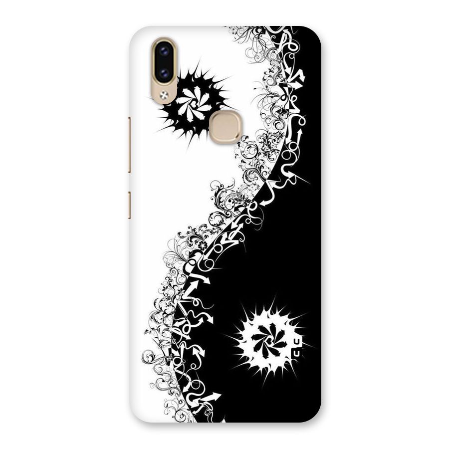 Half Peace Design Back Case for Vivo V9 Youth