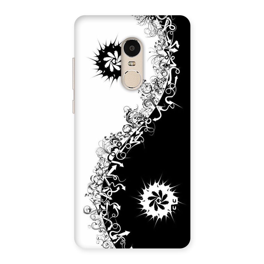 Half Peace Design Back Case for Xiaomi Redmi Note 4