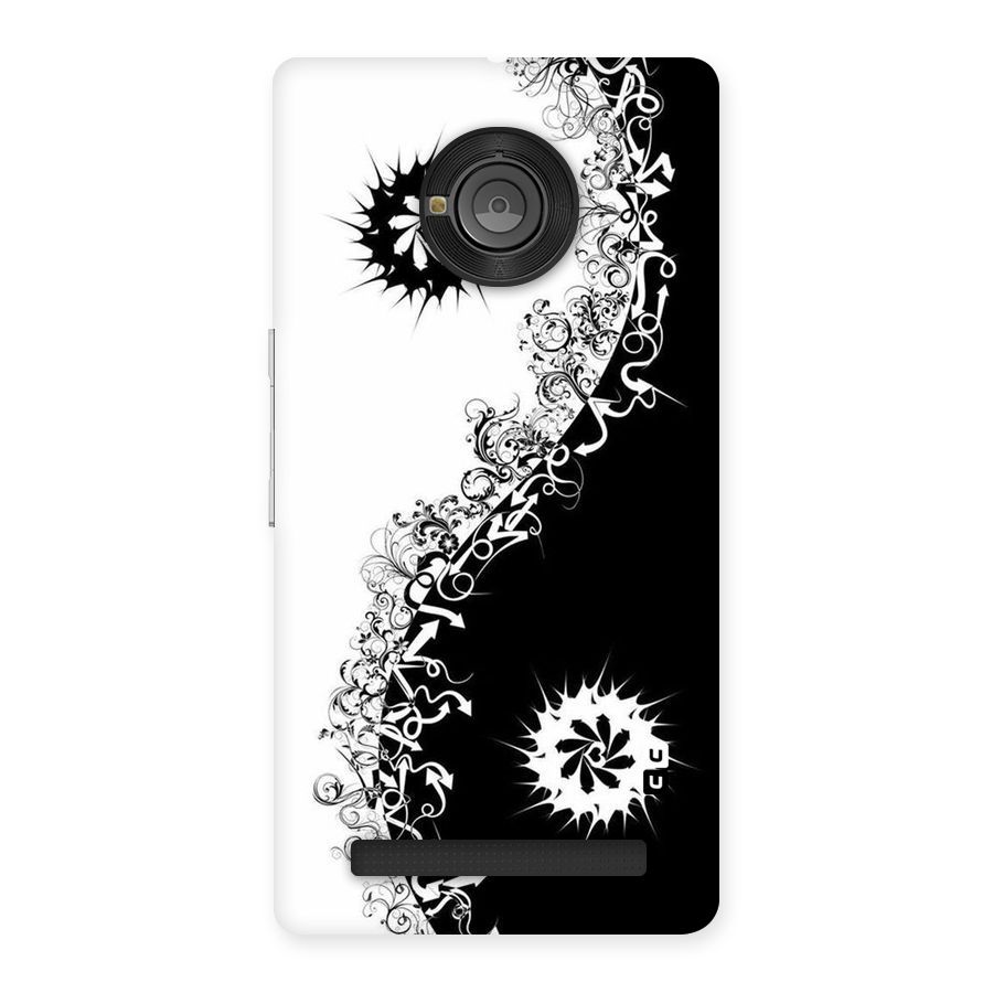 Half Peace Design Back Case for Yu Yuphoria