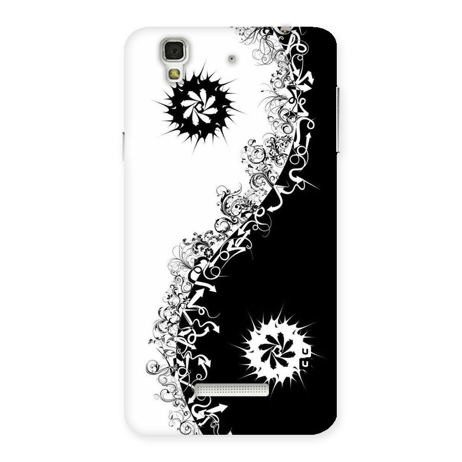 Half Peace Design Back Case for Yu Yureka