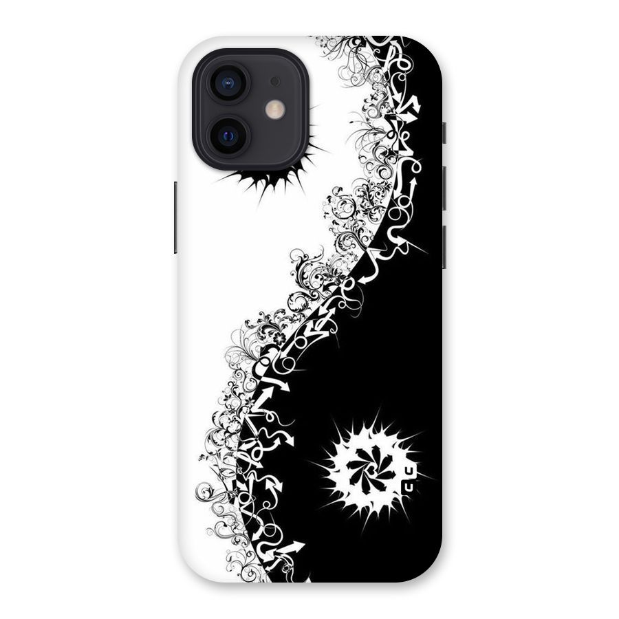 Half Peace Design Back Case for iPhone 12