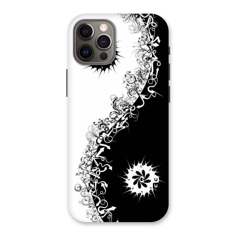 Half Peace Design Back Case for iPhone 12 Pro