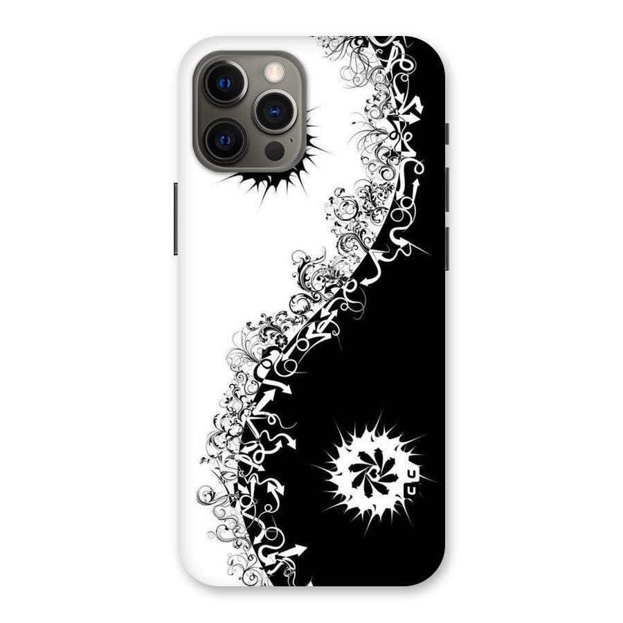 Half Peace Design Back Case for iPhone 12 Pro Max