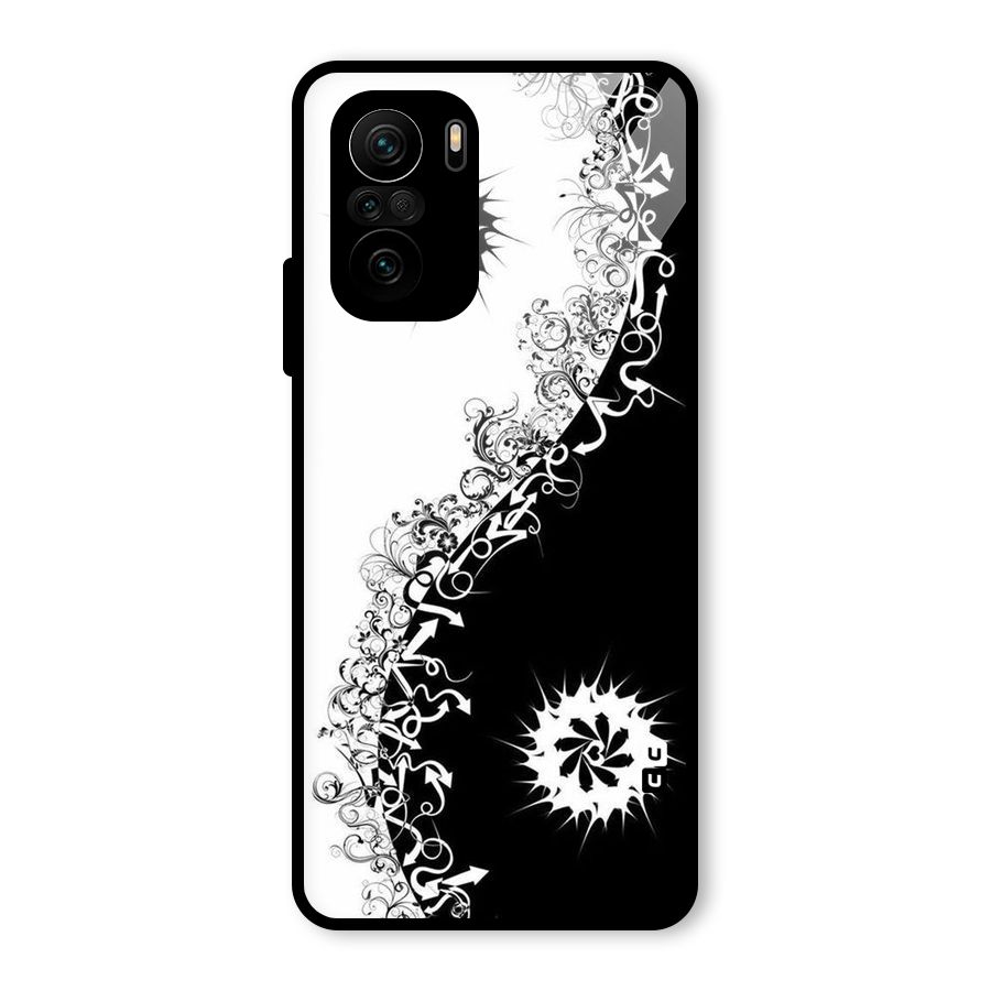 Half Peace Design Glass Back Case for Mi 11x