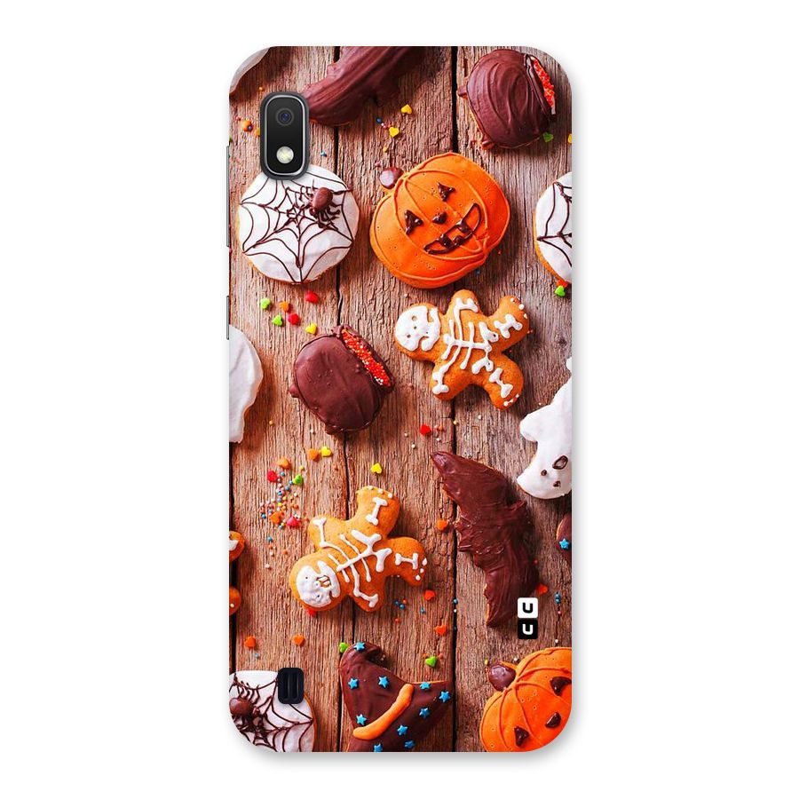 Halloween Chocolates Back Case for Galaxy A10