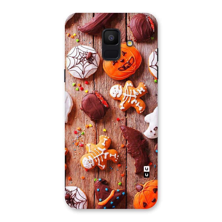 Halloween Chocolates Back Case for Galaxy A6 (2018)