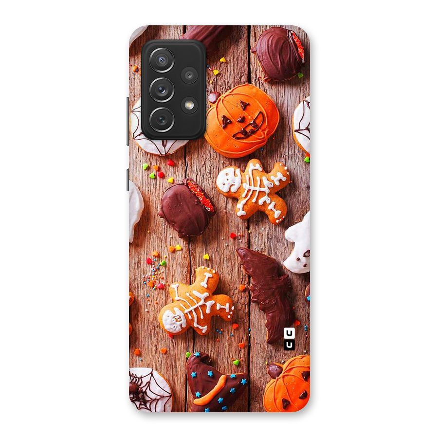 Halloween Chocolates Back Case for Galaxy A72