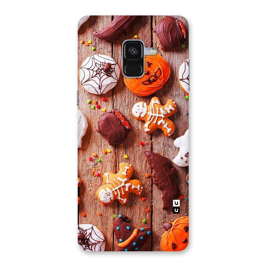 Halloween Chocolates Back Case for Galaxy A8 Plus