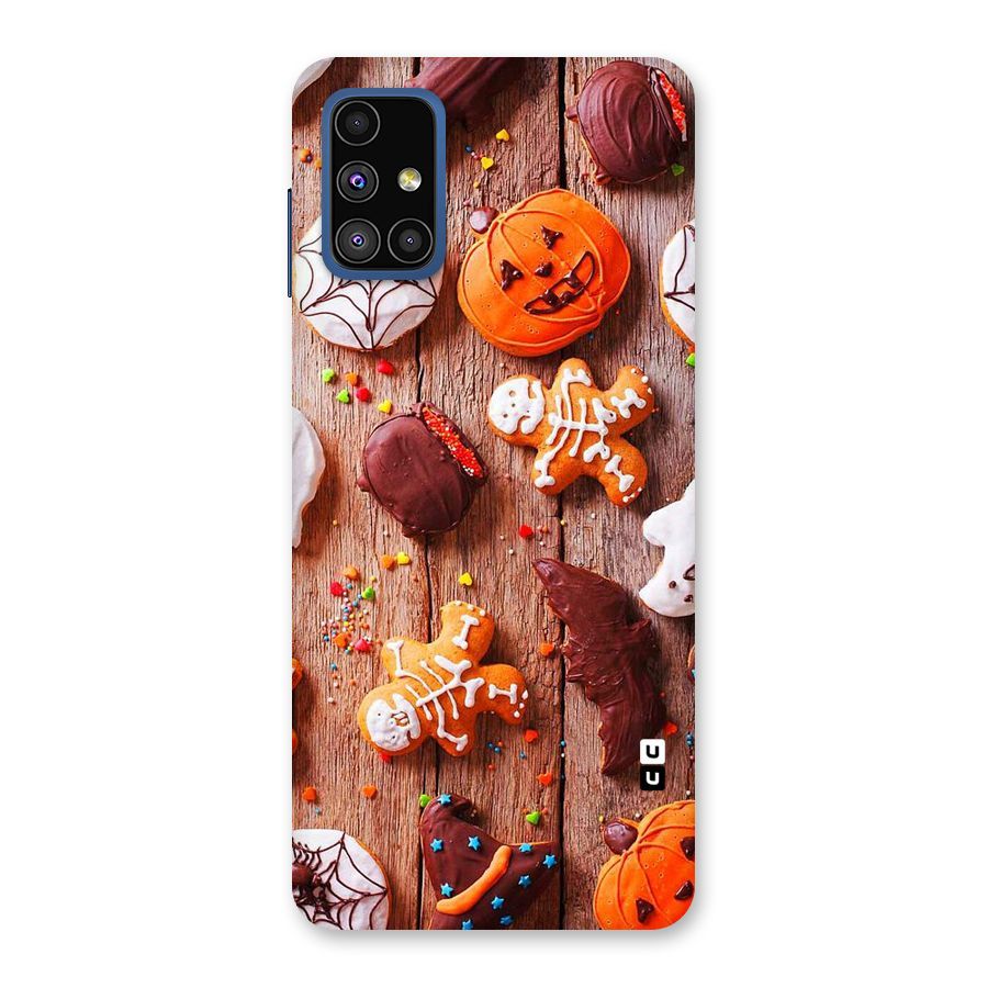 Halloween Chocolates Back Case for Galaxy M51