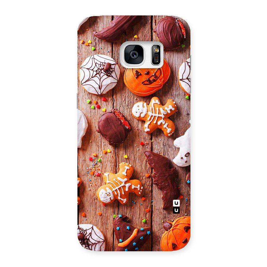 Halloween Chocolates Back Case for Galaxy S7 Edge