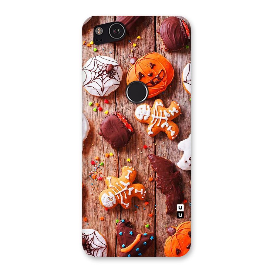 Halloween Chocolates Back Case for Google Pixel 2