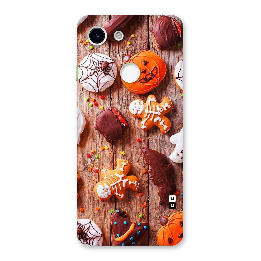 Halloween Chocolates Back Case for Google Pixel 3