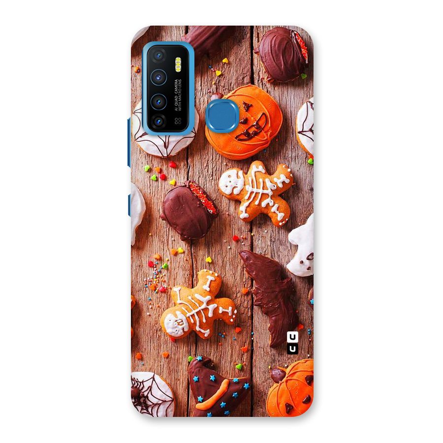 Halloween Chocolates Back Case for Infinix Hot 9