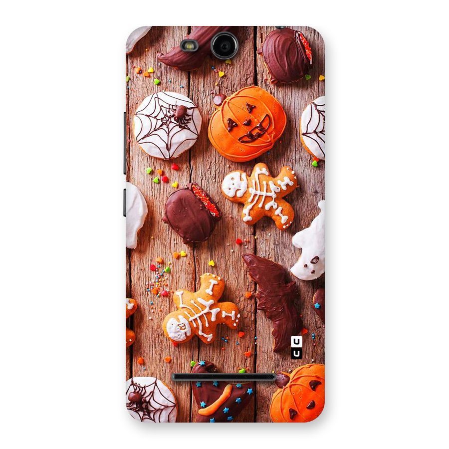 Halloween Chocolates Back Case for Micromax Canvas Juice 3 Q392