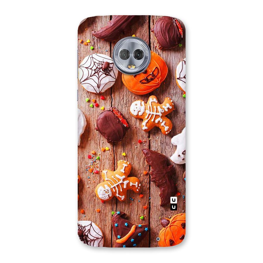 Halloween Chocolates Back Case for Moto G6 Plus