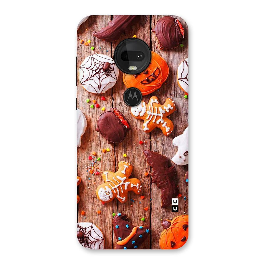 Halloween Chocolates Back Case for Moto G7