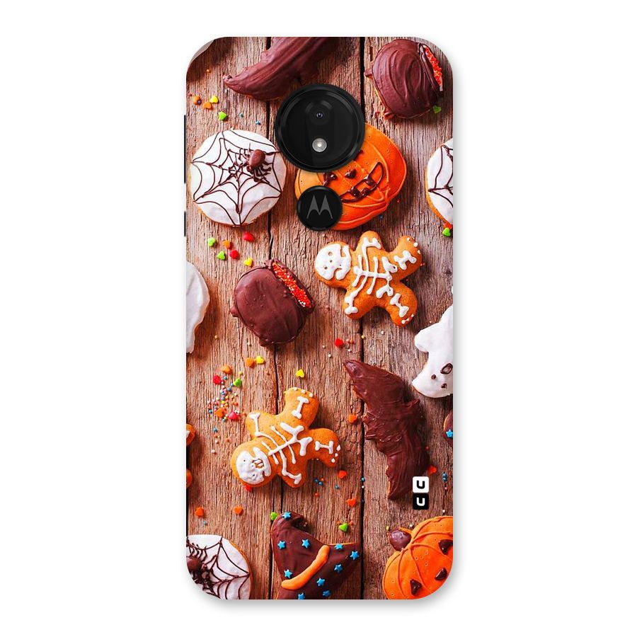 Halloween Chocolates Back Case for Moto G7 Power