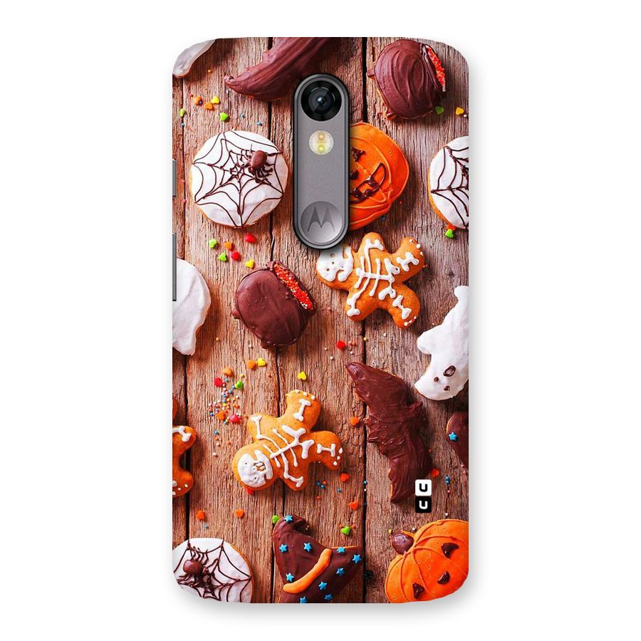 Halloween Chocolates Back Case for Moto X Force