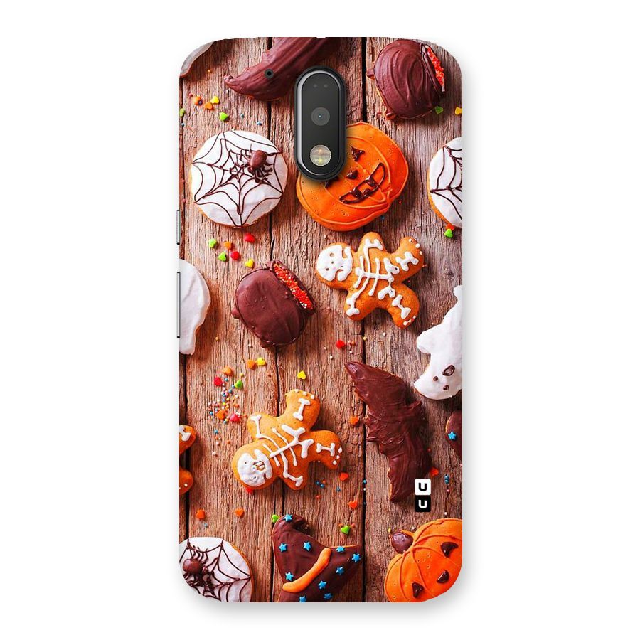 Halloween Chocolates Back Case for Motorola Moto G4 Plus