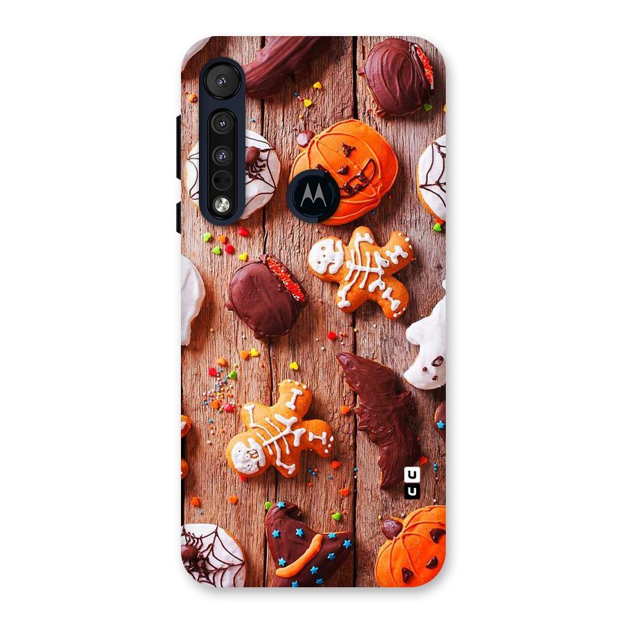 Halloween Chocolates Back Case for Motorola One Macro