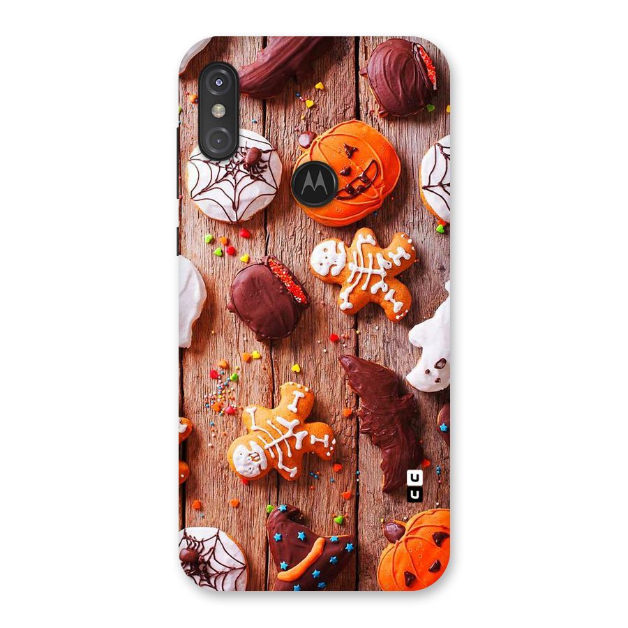 Halloween Chocolates Back Case for Motorola One Power