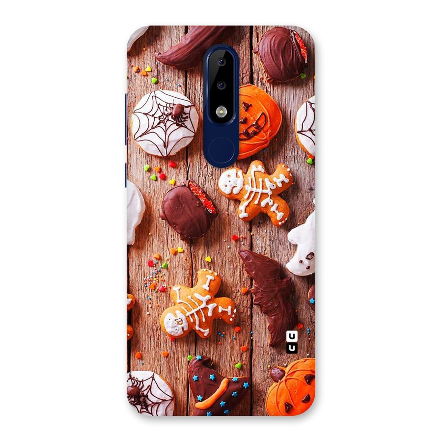 Halloween Chocolates Back Case for Nokia 5.1 Plus