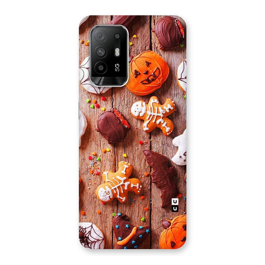 Halloween Chocolates Back Case for Oppo F19 Pro Plus 5G