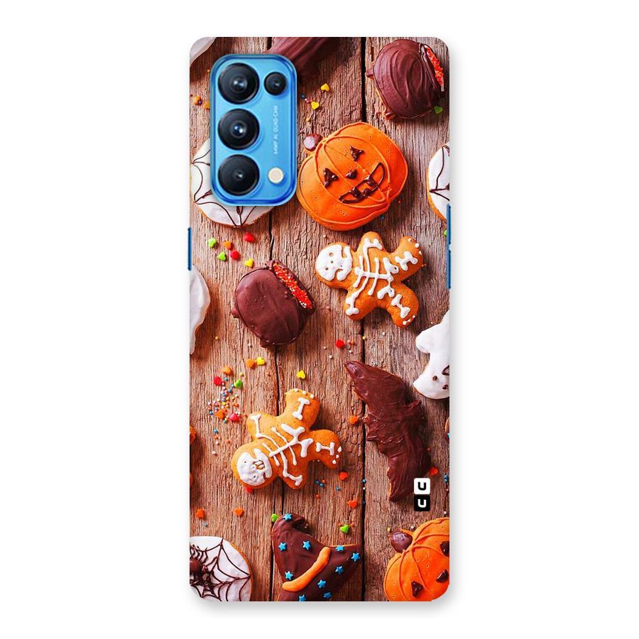 Halloween Chocolates Back Case for Oppo Reno5 Pro 5G