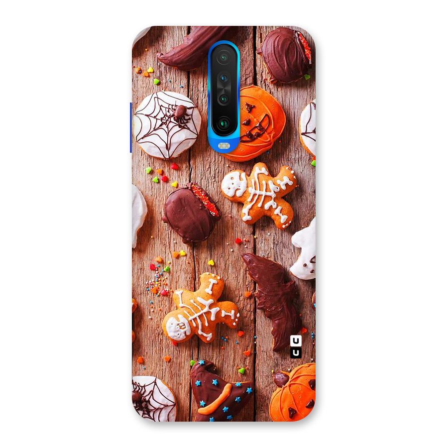 Halloween Chocolates Back Case for Poco X2