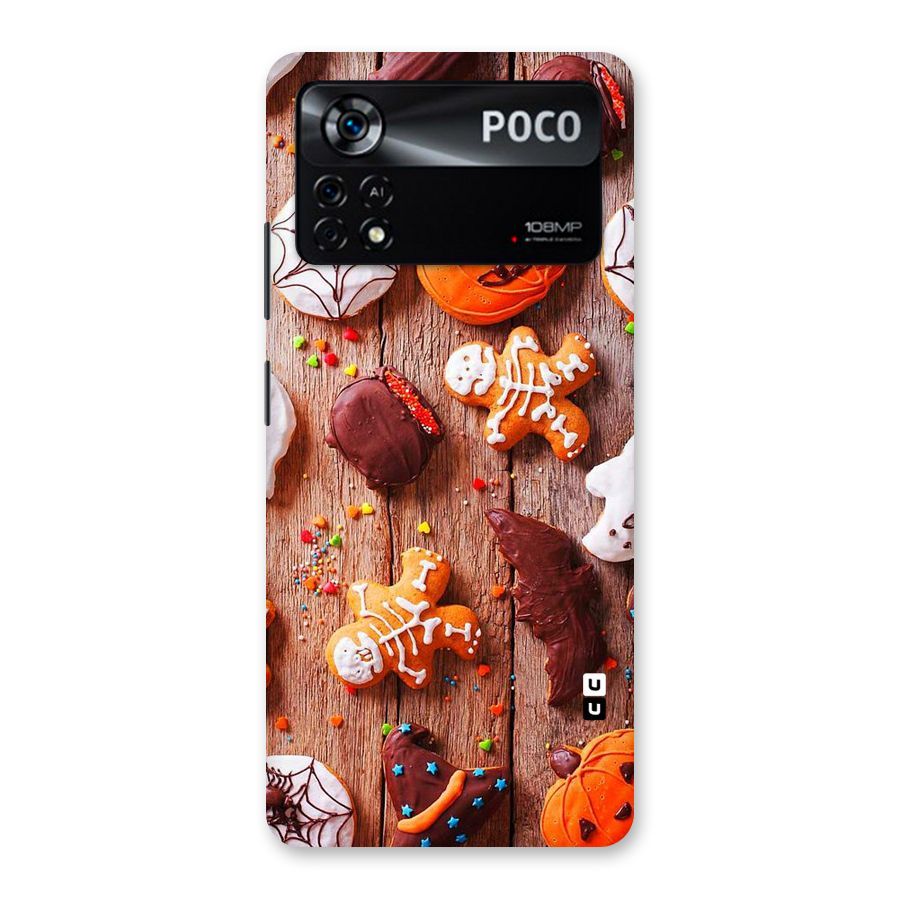 Halloween Chocolates Back Case for Poco X4 Pro 5G