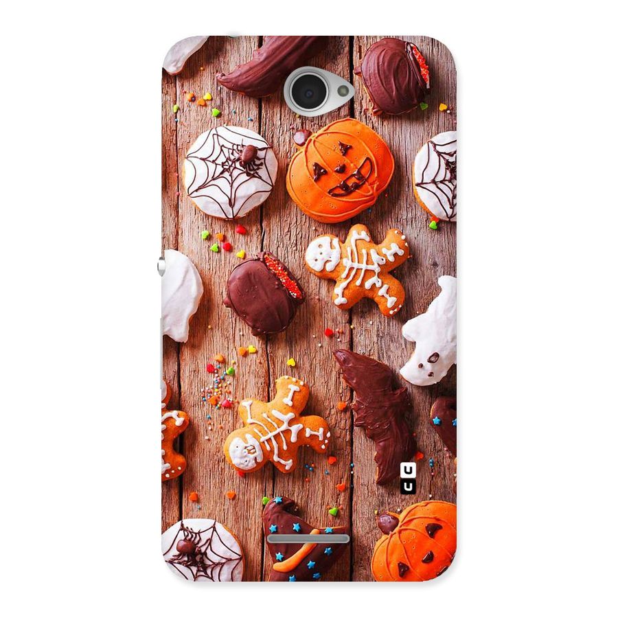 Halloween Chocolates Back Case for Sony Xperia E4