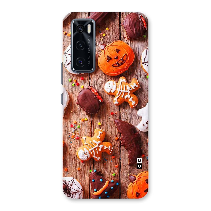 Halloween Chocolates Back Case for Vivo V20 SE